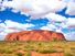 Uluru (Ayer's rock) in Northern Territory, central Australia. Sacred site for Australian Aboriginials who call it Uluru. Monolith, desert