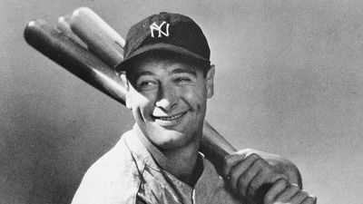 American baseball player Lou Gehrig, c. 1930. (New York Yankees)