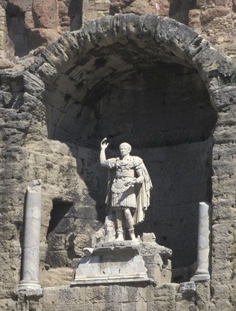 statue of the Roman emperor Augustus