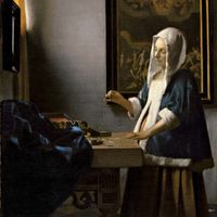 Johannes Vermeer: Woman Holding a Balance