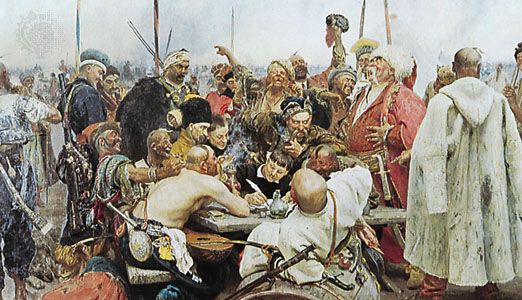 Ilya Yefimovich Repin: Zaporozhian Cossacks