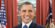 United States Presidential Election of 2012. Mitt Romney. Official portrait of President Barack Obama in the Oval Office, Dec. 6, 2012 after his reelection Nov. 6, 2012. Official portrait Obama