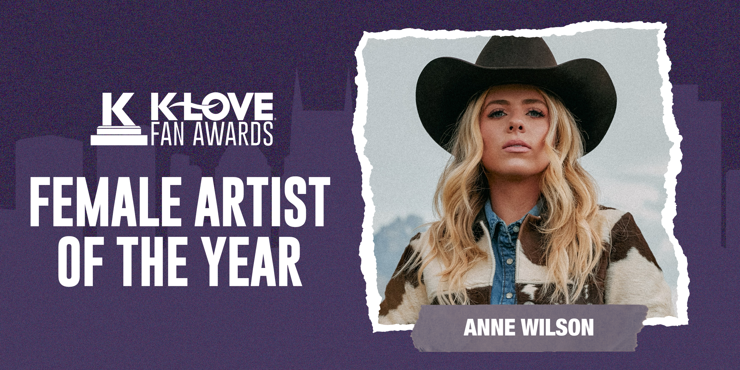 Female Artist of the Year: Anne Wilson