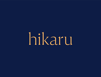 HIKARU - Japanese Skincare Logo Design brand identity japan japanese letter lettermark letters logo logo design modern modern logo modern serif serif serif logo serif wordmark skin skincare skincare logo text logo wordmark wordmark logo