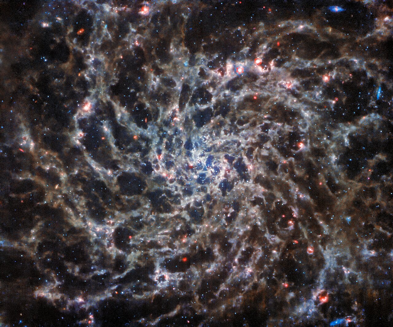 Webb Reveals Complex Galactic Structures