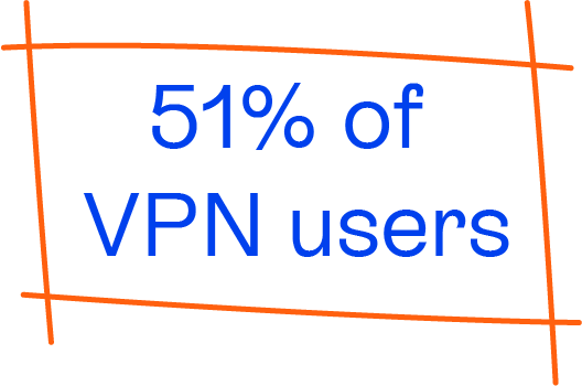 51 of VPN users