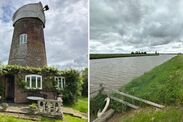 beautiful uk island beaches windmill house 