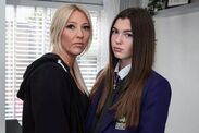 mum school suspends girl trainers blisters manchester