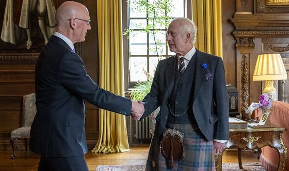 king charles john swinney holyroodhouse