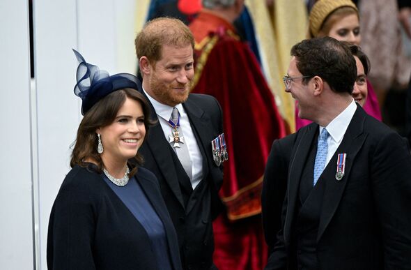 prince harry drifting apart princess eugenie