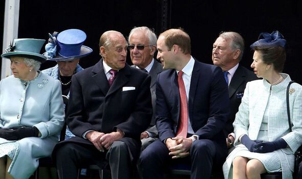 Prince William and Prince Philip