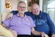 father son diagnosed prostate cancer