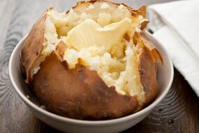 ultimate crispy fluffy baked potato