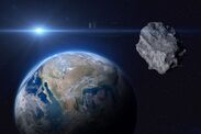 huge asteroid rapid travel towards earth