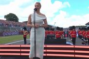 hannah waddingham stuns british gp after brian may snub