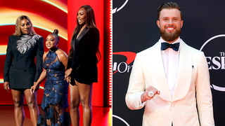 Watch: Serena Williams blasts NFL kicker Harrison Butker at ESPYs