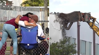 Demolition of Parkland school building where 17 died in 2018 shooting