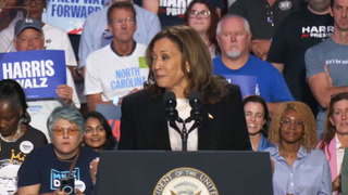 Watch: Kamala Harris challenges Donald Trump to second debate