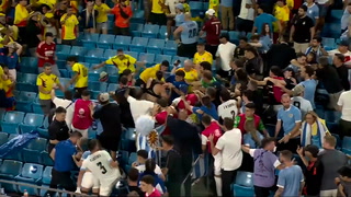 Liverpool star Darwin Nunez fights with Colombia fans at Copa America