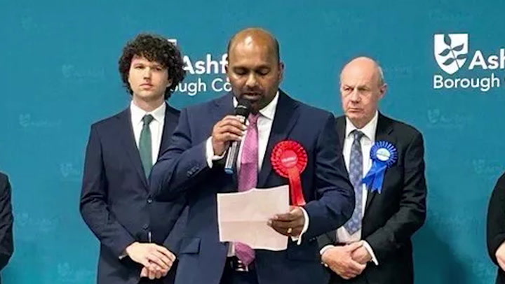 Labour gain Ashford from Conservatives for first time in 139 Years