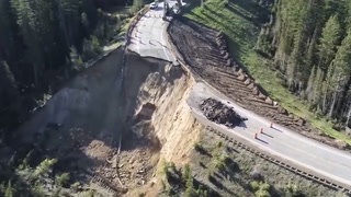 ‘Catastrophic landslide’ wipes out chunk of Teton Pass highway