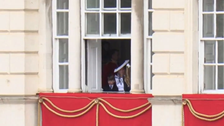 Princess of Wales' children sit on her lap during first public appearance since diagnosis