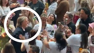 Paul McCartney dances with Taylor Swift fans at Wembley concert