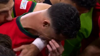 Watch: Ronaldo cries after penalty miss against Slovenia at Euro 2024