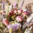 Close Up of Pink Rose Amongst Luxury Pastel Dried Flower Bouquet