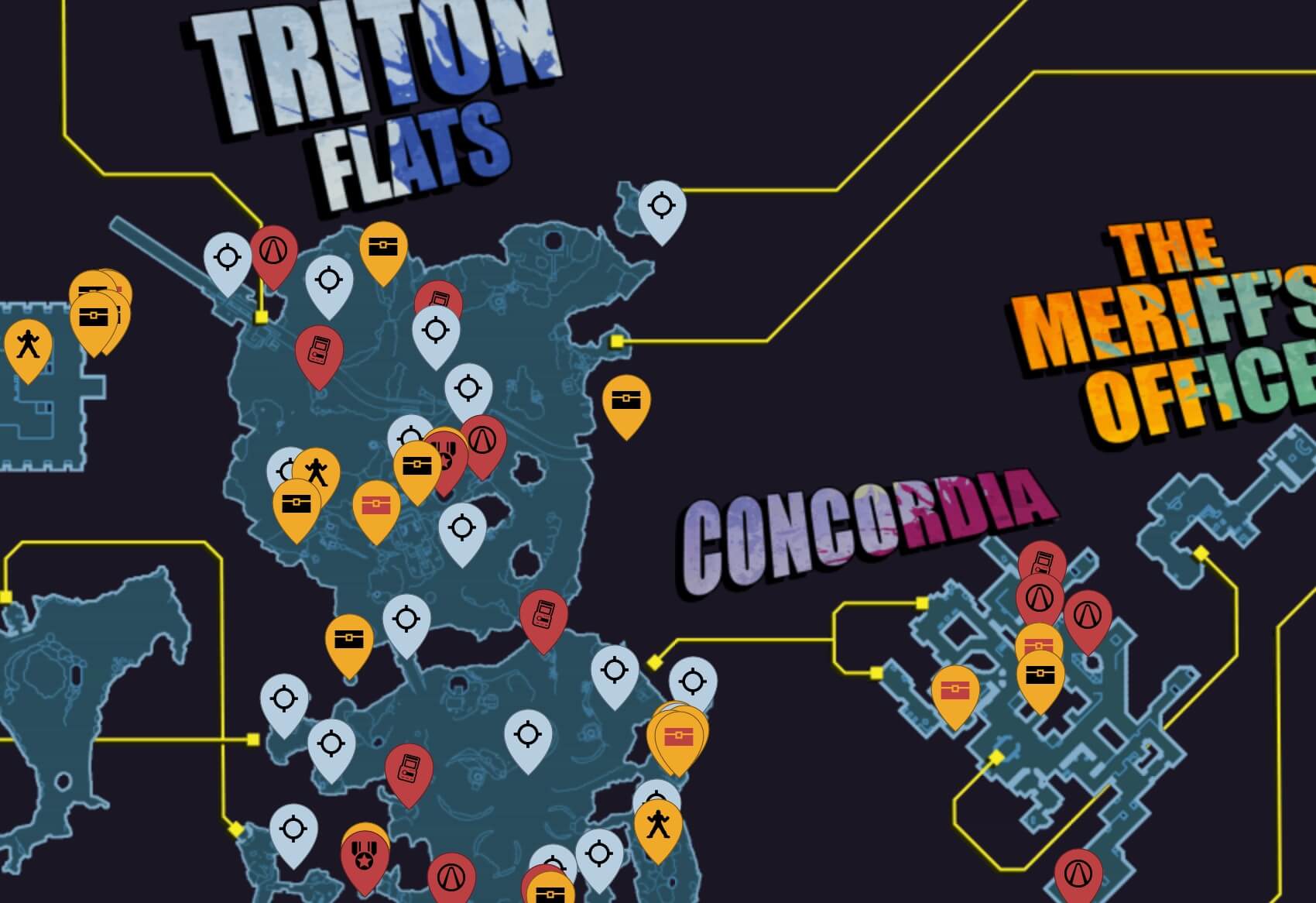 Borderlands: The Pre-Sequel Map Image