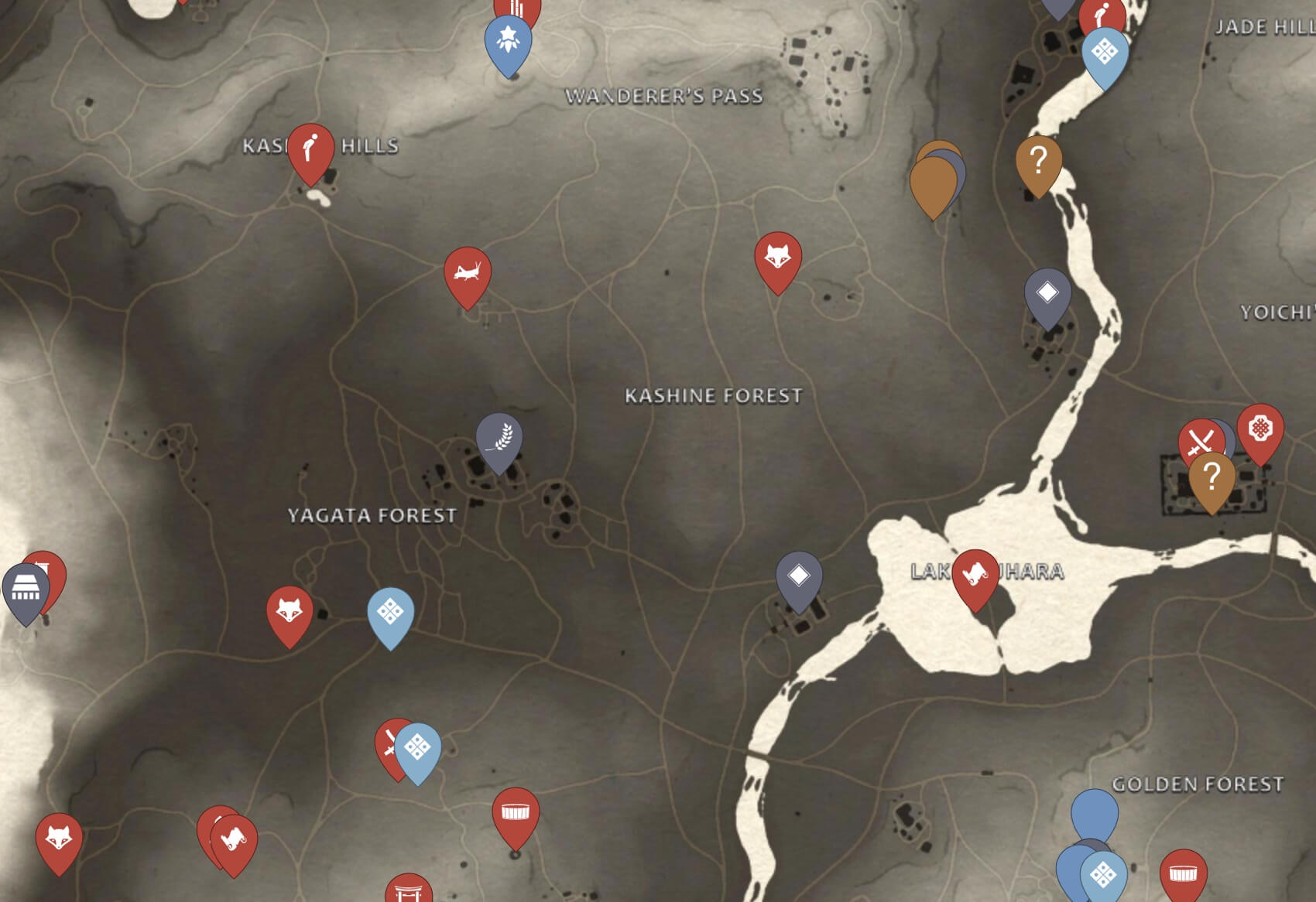 Ghost of Tsushima Map Image