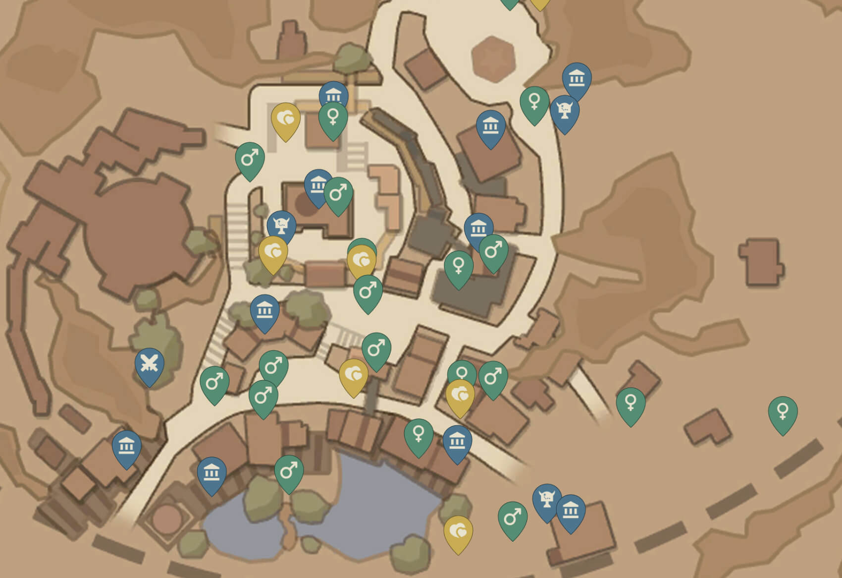 My Time At Sandrock Map Image