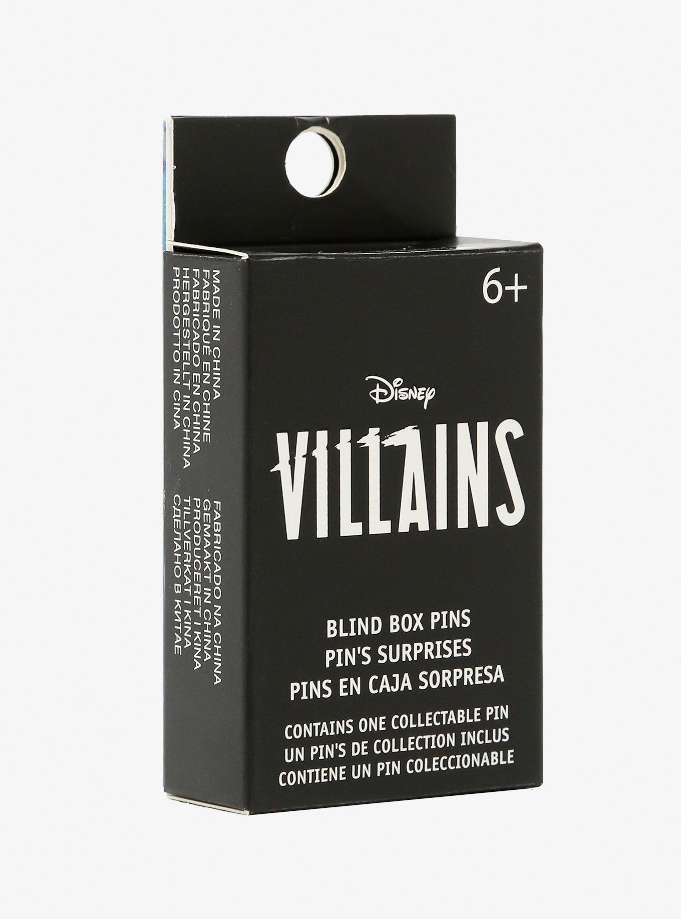 Loungefly Disney Villains Character Bows Blind Box Enamel Pin - BoxLunch Exclusive, , hi-res