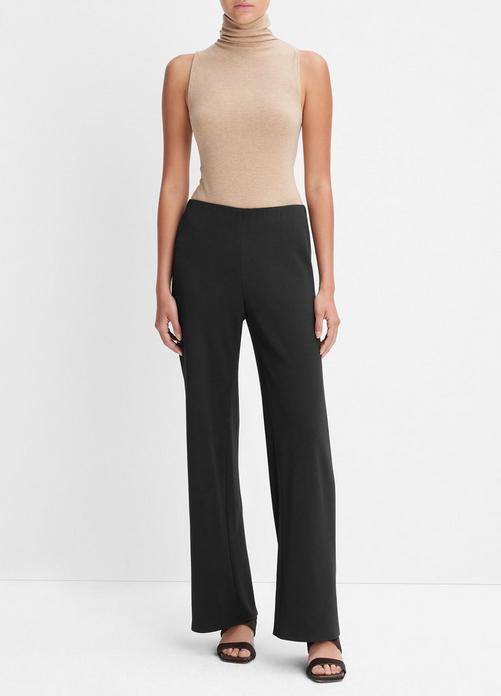 High-Waist Crepe Bias Pant