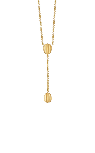 Eos 18K Yellow Gold Lariat Necklace