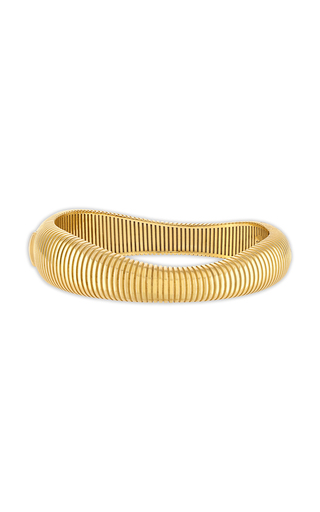 Isla Flow 18K Yellow Gold Bangle