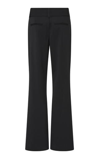 Low-Rise Stretch-Wool Flare Pants