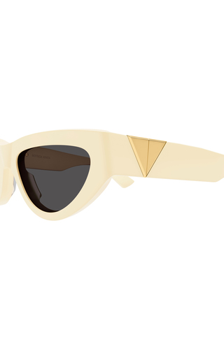 Triangle Cat-Eye Acetate Sunglasses