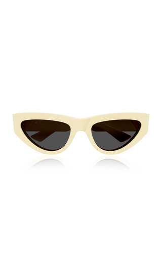 Triangle Cat-Eye Acetate Sunglasses