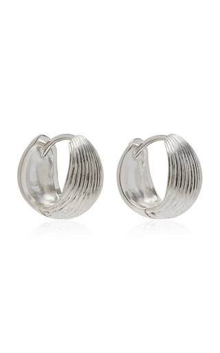 Sterling Silver Reversible Hoop Earrings