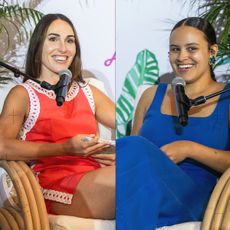 Anna and Jasmine hosting the Live Lilly Pulitzer Event