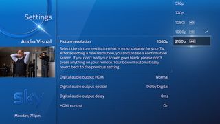 Sky Q sound