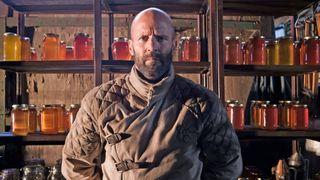 Jason Statham as Adam Clay in "The Beekeeper" now streaming on Prime Video