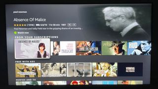 Amazon Fire TV search