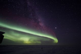 Aurora australis, the southern lights