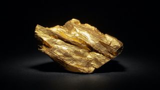 A gold nugget 