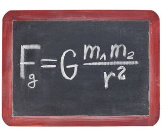 Newton's Law of Universal Gravitation says that the force of gravity is directly proportional to the product of their masses and inversely proportional to the square of the distance between them. 