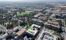 Aerial view of McMurtry building