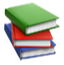 Emoji of a stack of books