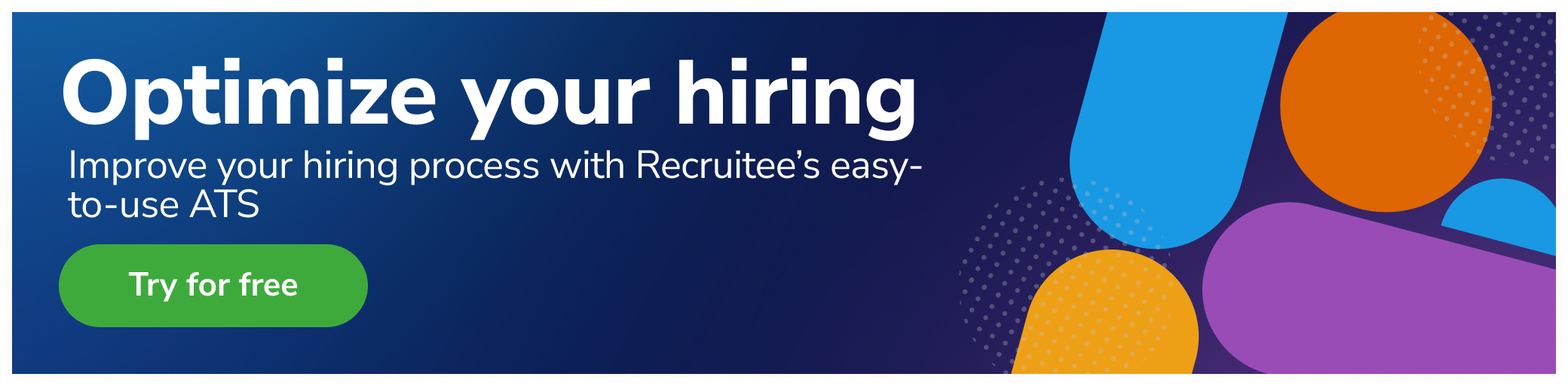 Optimize your hiring with Recruitee